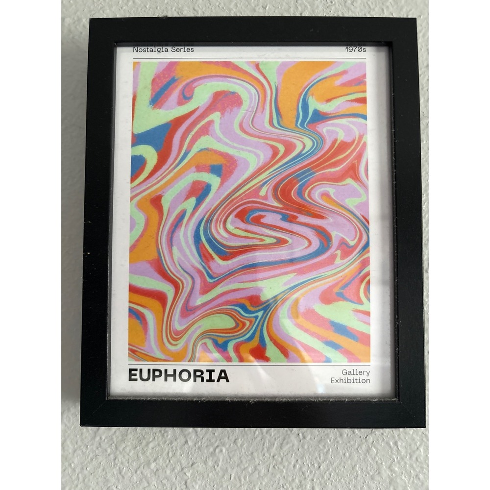 Euphoria 1970s Nostalgia Series Gallery Exhibition Framed Wall Art